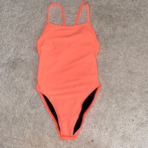Sz 26 Neon Pink Coral Perry Jolyn Onesie Swimsuit